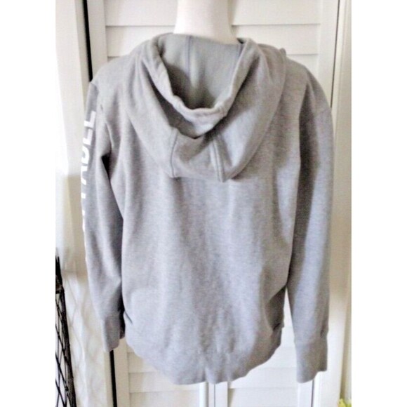 Athleta Unstoppable pullover women's hoodie sweatshirt thumb holes gray M - Picture 8 of 11